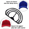 ChenYuehao 6Pcs Smooth Surface Hat Curving Band Reusable Hat Brim