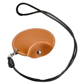 KOMBIUDA Travel Earbuds Storage Bag Compact PU Organizer with Hanging Lanyard for Women Securely Holds Earbuds Coins and Small Essentials for Go Use