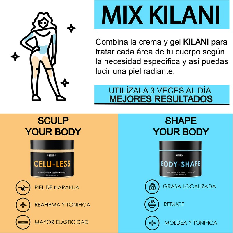 Gel Corporal Tonifica + Reduce - Algas Marinas, Elastina y