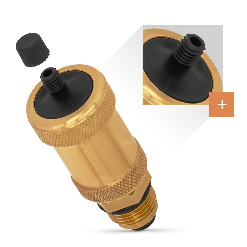 Automatic Radiator Vent 1/2 Inch Valve Bleeding Screw Easy Automatic