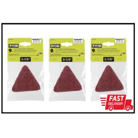 Ryobi 27-Piece 2-7/8 In. Detail Sand Paper Assortment Set Sander Pad