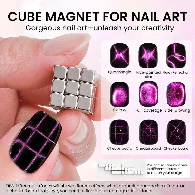 Accesorios Para Uñas Imán De Efecto Ojo De Gato Kit