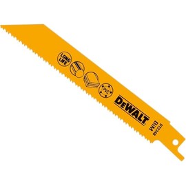 DeWalt DT2348QZ 3 - 12mm 152mm Reciprocating Blade Bi-Metal Plastic Pipes (Pack of 5)