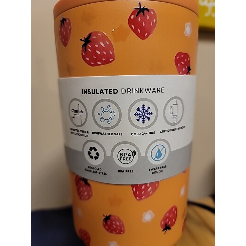 Simple Modern Simply Modern 40 oz Trek tumbler, Strawberry 🍓