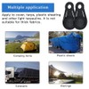 Yeruvce Tarp Grabbers Movable Tarp Clips for Outdoor Camping Tent