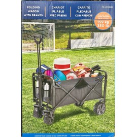 Mac Sports XL Folding Wagon with Brakes Max Load 350Lb