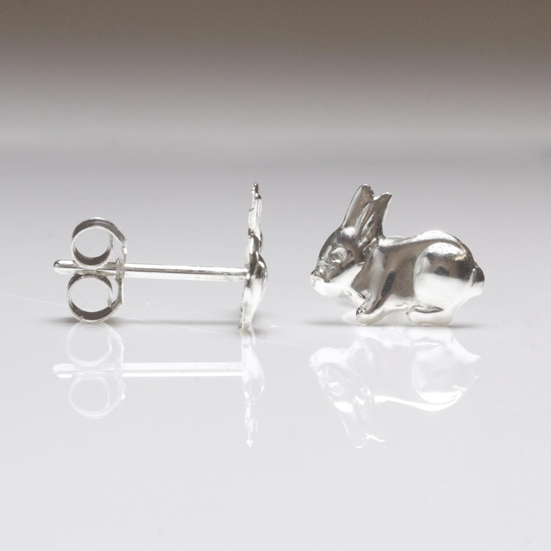 Arranview Jewellery Rabbit Stud Earring - 925 Sterling Silver