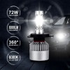 Unbranded Pair 7" Round LED Headlights Hi/Lo Fit Chevy Truck