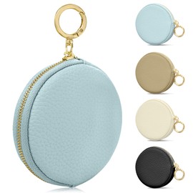round mini pouch round coin purse, blue