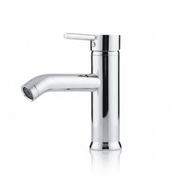 Grifo Llave Mezcladora Monocomando para Lavabo de Baño Línea Bastei – Acero Inoxidable con Acabado Cromado