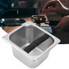 Stainless Steel Coffee Knock Box Coffee Grounds Container Box for