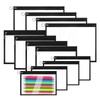 Clear Zipper Pouches for Organizing | Durable PVC Makeup Envelopes