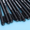12pcs Micron Liner Fine Tip Marker Pen Black Water Based