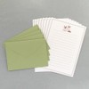 Minou 445010 Letter Set, Stationery, Envelopes, Horizontal Ruled, Cats, Cats,