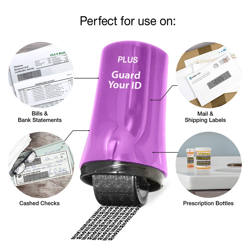 Identity Theft Protection Roller 3-Pack Advanced 2.0 Security Stamp by