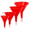 Liqvee Funnel Red in 4 Different Sizes (122, 101, 76