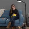 Lavish Home Adjustable LED Floor Lamp with Bendable Neck -