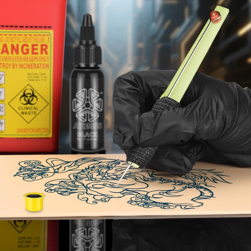 Tattoo Hand Poke Stick Kit - UAKERLED Manual Tattoo Hand