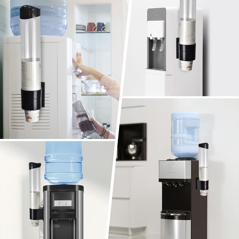 LBTING Cup Dispenser, Water Cooler Pull Type Cup Holder Fits