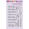 Stampendous Perfectly Clear Rubber Stamp, Loving Messages
