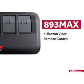 Liftmaster 893MAX 3-Button Remote Control - for Garage, Gate Openers, and Commercial Overhead Door Openers
