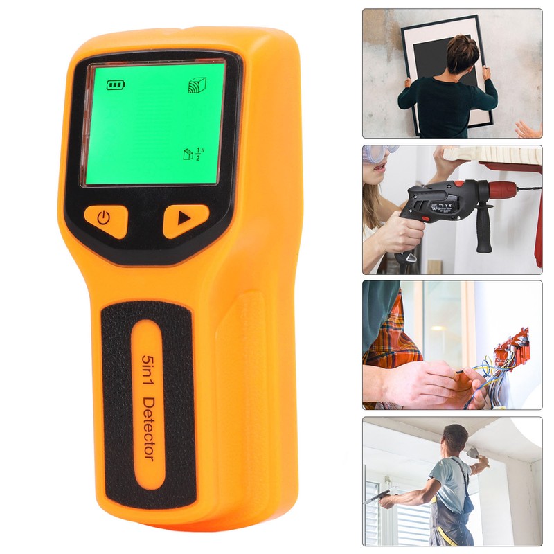 Stud Finder Wall Scanner Sensor 5 in 1 Detector LCD
