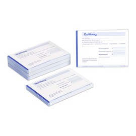 Receipt Book Receipt Book Receipts 5 x 100 Sheets DIN A6