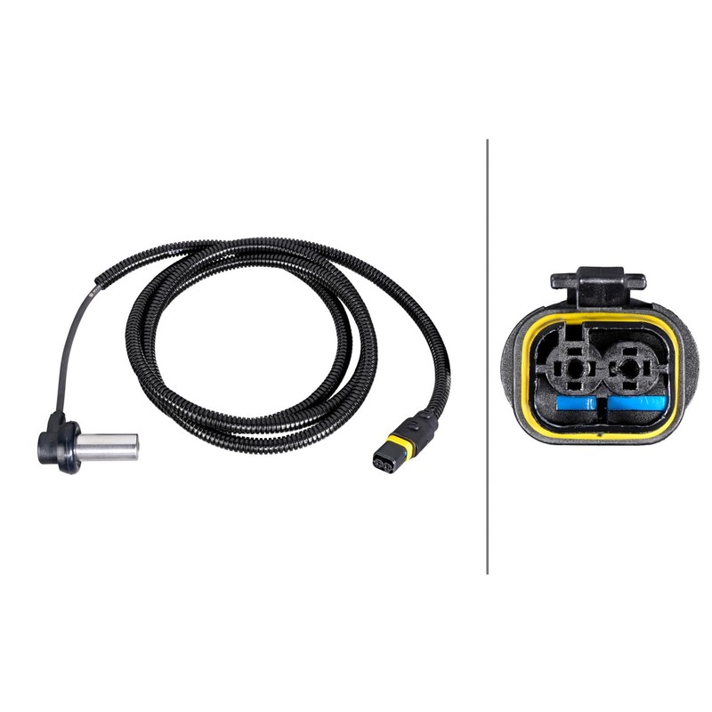 HELLA 6PU 230 052-041 Sensor Wheel Speed 2-Pin Front Axle