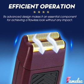 FAMELEC 2 Pack for Wahl Shaver Foil Replacement Professional 5 Star Series Finale Shaver, Fit for Wahl Super Close Replacement Foil 7031-100 7043-100, Razor Foil Compatible with Wahl Electric Razor