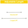 NICETOWN Decorative Single Window Drape Curtain Rod, Retro Style Standard