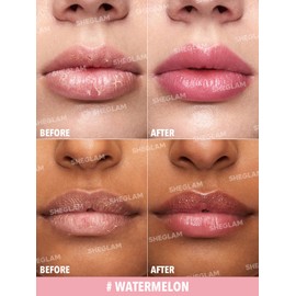 SHEGLAM Pout PHresh Color Changing Moisturizing Lipstick Tinted Lip Balm Magic Temperature Color Change Lipstick-Watermelon