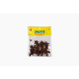 La Fiesta Star Anise, Whole 0.625 oz Bag – Sweet, Aromatic Spice for Latin Dishes, Desserts, and Teas – Trusted Since 1954