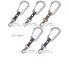 Highstyle Keychain, Tochigi Leather & Lightweight Aluminum Carabiner + Minascan