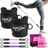 WALITO Ankle Resistance Bands with Cuffs, Ankle Bands for Working