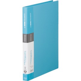 King Jim A4S Clear File Simplease with Replaceable Sheets, light blue