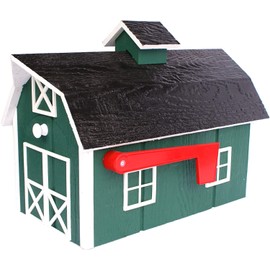 AmishToyBox.com AmishToyBox.co - Forest Green with White Trim