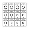50 Pcs 12 Different Sizes Rubber O Rings Hydraulic Engine