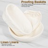 Banneton Bread Proofing Basket Set - 9" Round & 10"