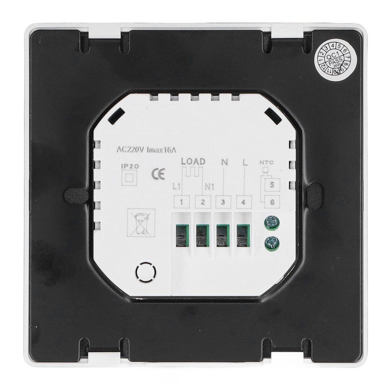 Thermostat NTC Thermistor LCD Screen High Accuracy Intelligent Control Flushbonading