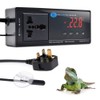 Reptile Terrarium Thermostat Controller, NEKOSUKI Upgrade Digital LED Temperature Controller