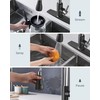 FORIOUS Kitchen Faucets with Pull Down Sprayer, High Arc Single