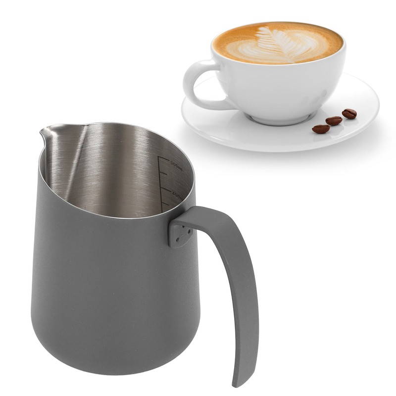 Milk Frothing Pitcher 304 Stainless Steel Creamer Cup Latte Art