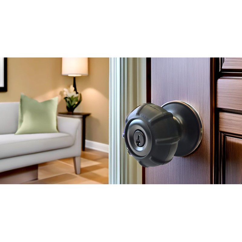 Enjoy Cover - 2 Pack Silicone Door knob Grips Maximum