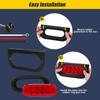 EXERAUO 6 Inch Oval Led Trailer Lights Kit with Mounting