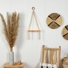 Nearly Natural 12in. x 22in. Hand Woven Macrame Wall Hanging