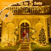 Ollny String Lights 120LED 40FT, Warm White Fairy Lights Waterproof