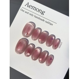 [Glass bead nail high quality] Glass bead rosy - Round Square / [유리알네일고퀄리티] 유리알 로지 - 라운드스퀘어