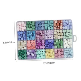 Operitacx 8 Color Wax Seal Beads Set Envelope Sealing Wax Beads for DIY Craft Wedding Invitations Letters Random Color