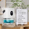 Desktop dehumidifier with 7-color ambient light, 1L (35oz) water tank