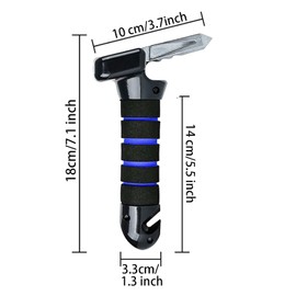 Car Door Handle for Elderly 3-in-1 Car Assist Handle Safety Handle Portable Support Handle Auto Cane Grab Bar with Seatbelt Cutter Window Breaker Gifts for Elderly